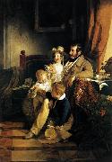 Friedrich von Amerling, Rudolf von Arthaber with his Children